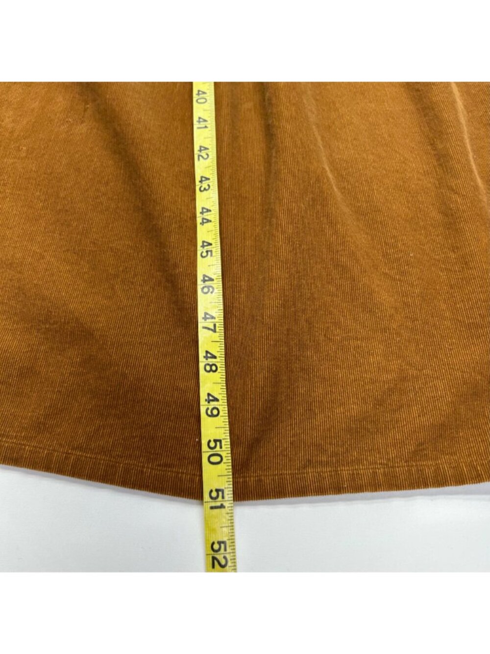 Vintage Eddie Bauer Brown Corduroy Sleeveless Button-Front Midi Dress Womens L - Picture 12 of 16